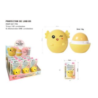 B175-01 : PROTECTOR LABIAL POLLITO 12/U 96/C