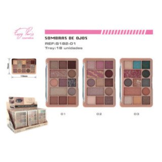 S182-01 : PALETA S. DE OJOS 13 COLORS 18/U 216/C