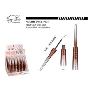 E138-02 : EYELINER LIQ.NEGRO PINCEL CLASIC.24/U 288/C