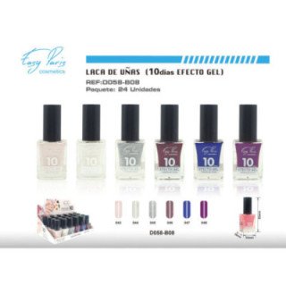 D058-B08 : LACA DE UÑAS ALTO BRILLO 10D 24/U 288/C