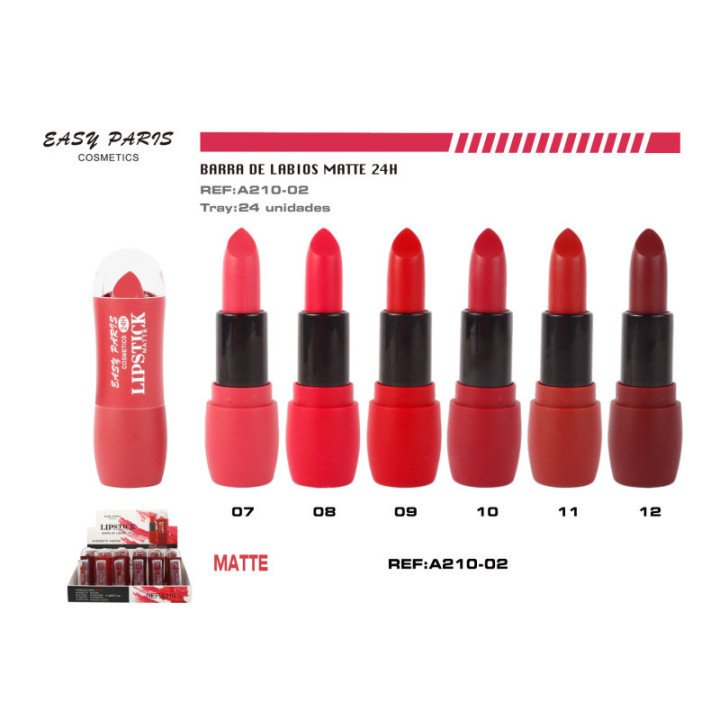 A210-02 : LIPSTICK MATTE 24 H 24/U 288/C