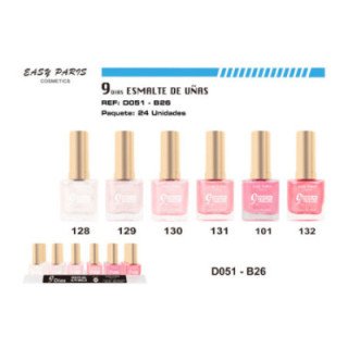 D051-B26 : LACA DE UÑAS 9 DIAS 24/U 288/U