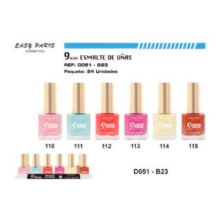 D051-B23 : LACA DE UÑAS 9 DIAS 24/U 288/U