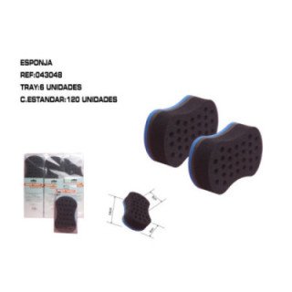 043048 : ESPONJA DE RIZOS 6/U 120/C