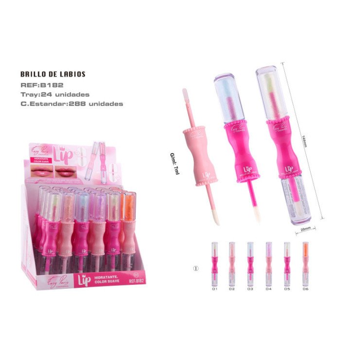 B182-01 : BRILLO LABIAL DUO+HIDRATACION 288/C