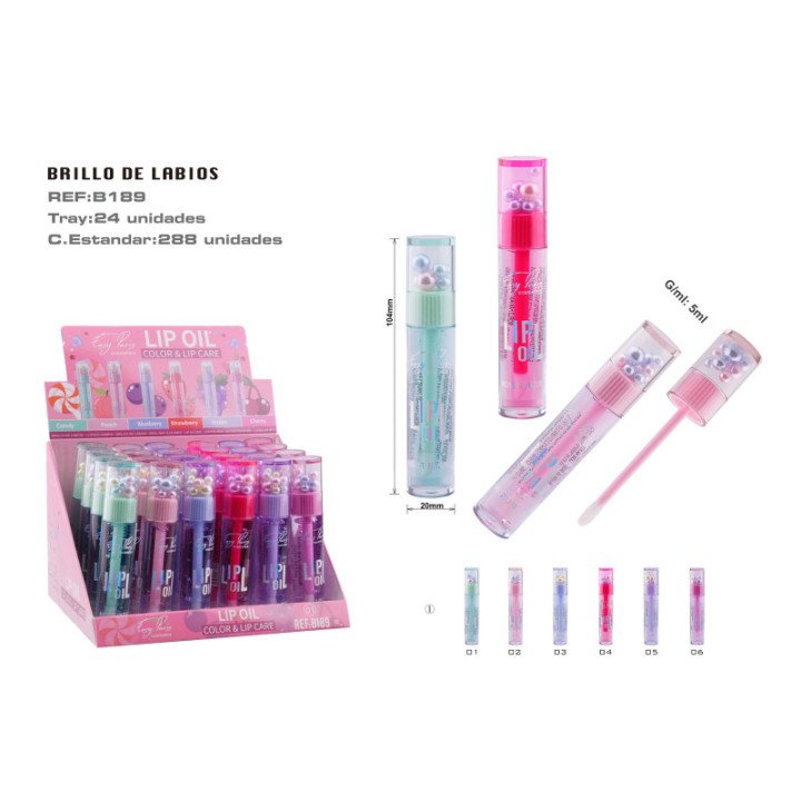 B189-01 : BRILLO LABIAL AROMA FRUT 288/C