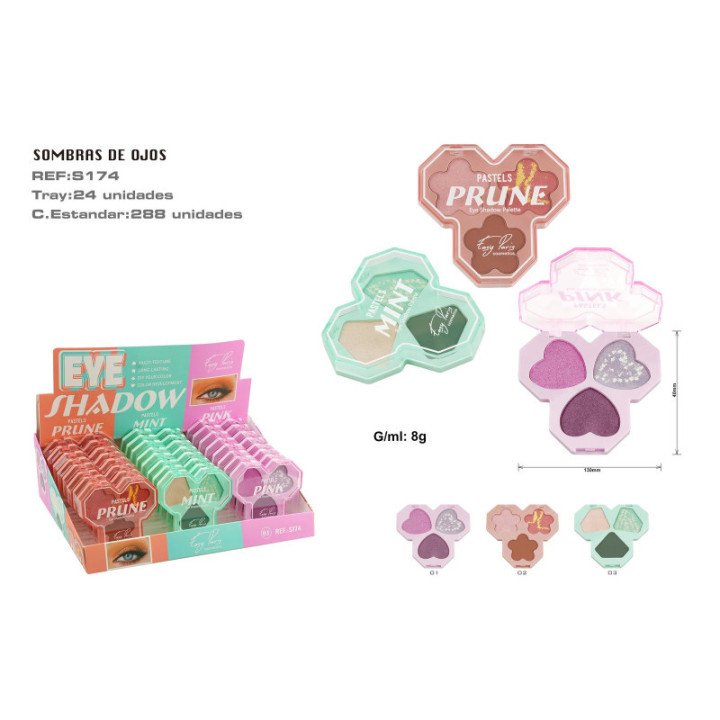 S174-01 : PALETA SOMBRAS 24/U 288/C