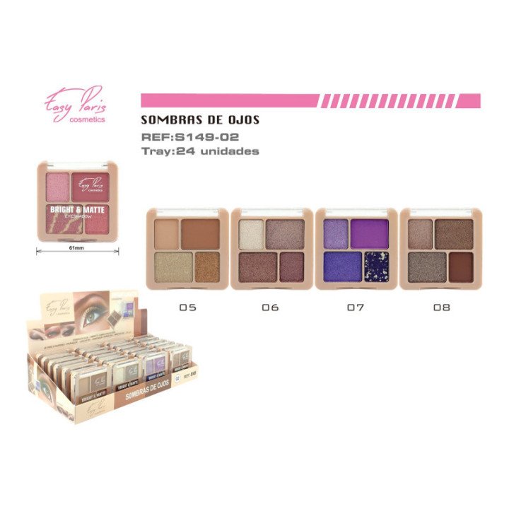 S149-02 : SOMBRA DE OJOS BRIGHT MATTE 24/U 288/U