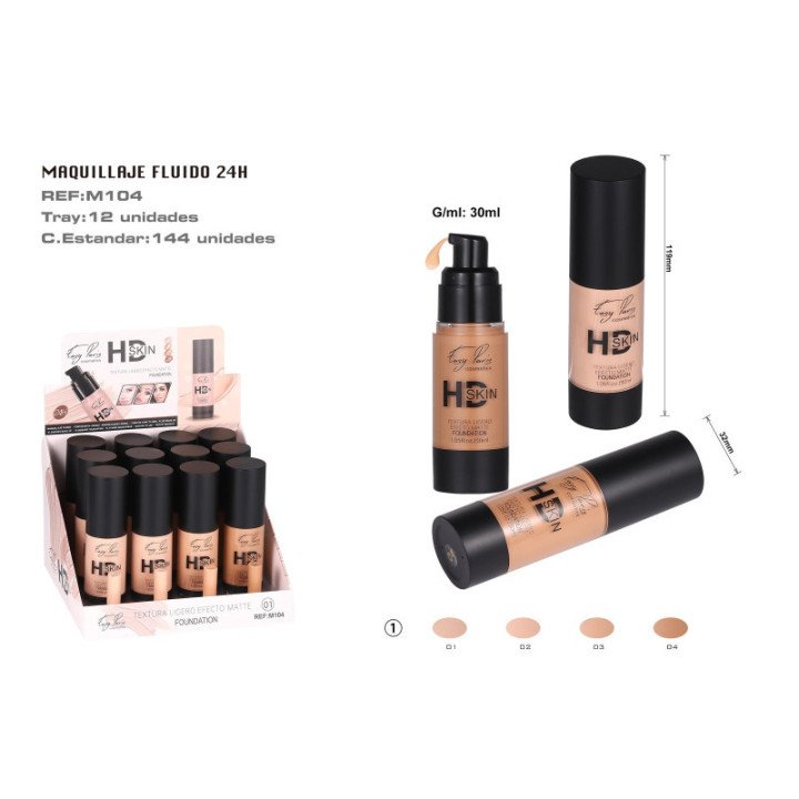 M104-01 : MAQ.FLUIDO MATE COBERTURA LIGERA 144/U