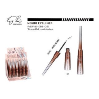 E138-02 : EYELINER LIQ.NEGRO PINCEL CLASIC.24/U 288/C