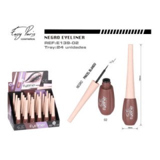 E139-02 : EYELINER LIQ.NEGRO PINCEL CLASIC.24/U 288/C