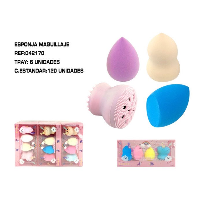042170 : KIT ESPONJA DE MAQ.+LIMPIAFACIAL 6/U 120/C