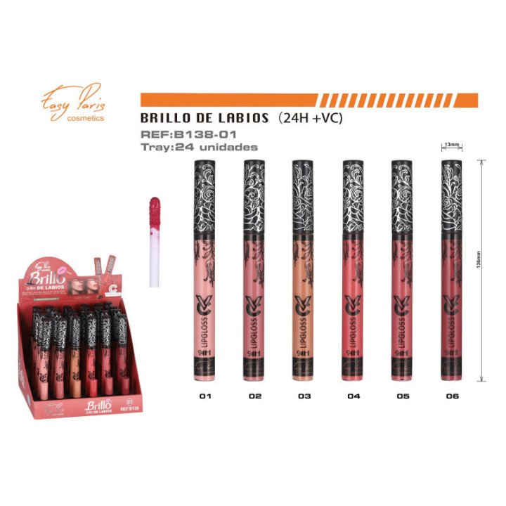 B138-01 : B.DE LABIOS 24H+VITA C 24/U  288/C