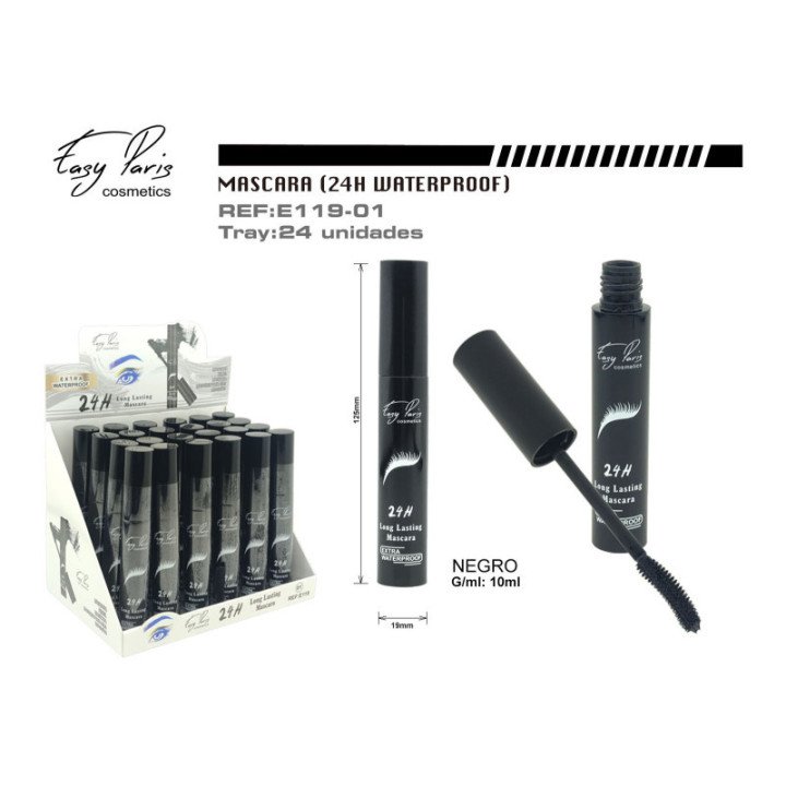 E119-01 : MASCARA WATERPROOF 24/U 288/U