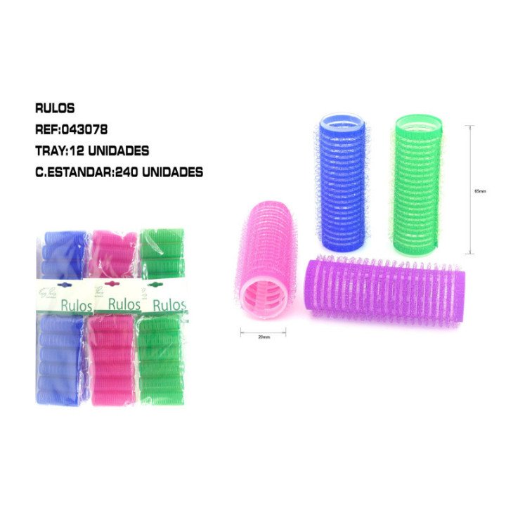 043078 : 6U RULOS 2CM NYLON 12/U 240/C