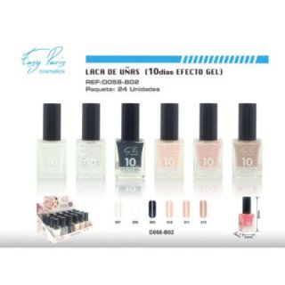 D058-B02 : LACA DE UÑAS ALTO BRILLO 10D 24/U 288/C