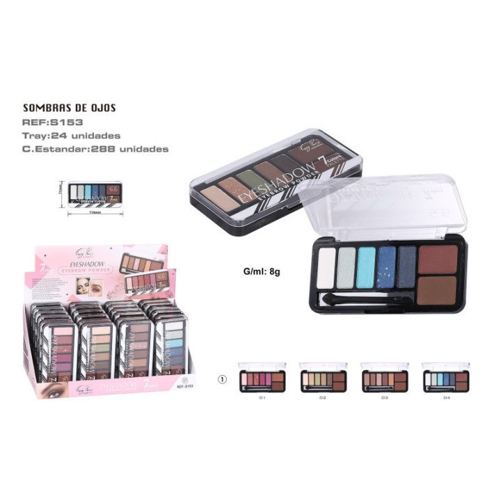 S153-01 : S. DE OJOS+2 COLOR CEJAS 288/C