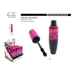 E114-01 : MASCARA NEG.HYPER CURL WATERPROOF 24/U 288/C