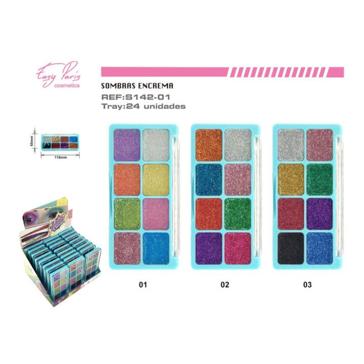 S142-01 : SOMBRA DE OJOS CREMA 24/U 288/U