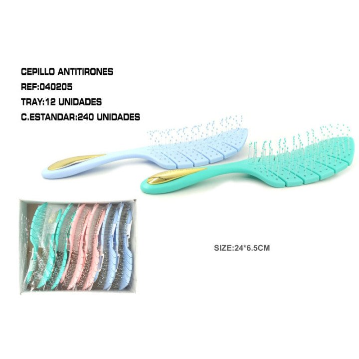 040205 : CEPILLO ANTIENREDOS 24*6.5CM 12/U 240/C