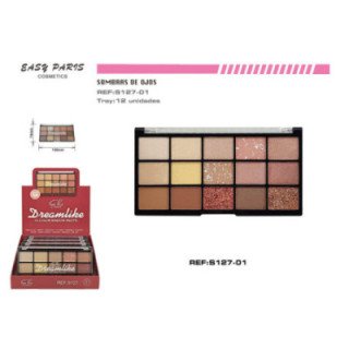 S127-01 : PALETA S.DE OJOS 15COLORS 12/U