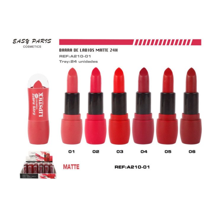 A210-01 : LIPSTICK MATTE 24 H 24/U 288/C