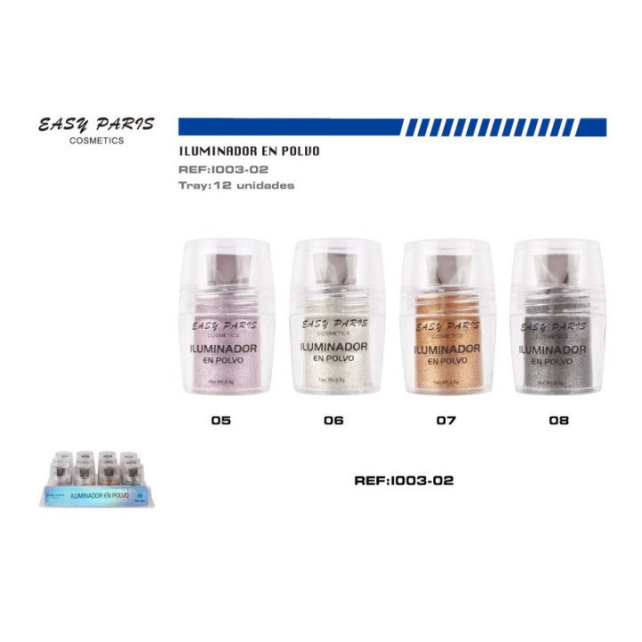 I003-02 : ILUMINADOR EN POLVO 12/U 288/U