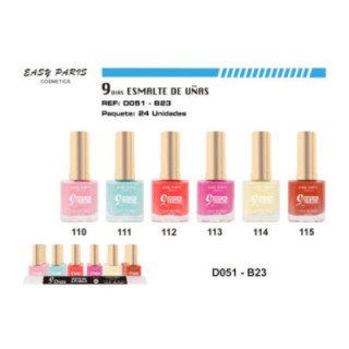 D051-B23 : LACA DE UÑAS 9 DIAS 24/U 288/U