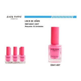 D041-007 : LACA DE UÑAS ROSA CHICLE 144/U