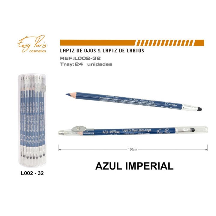 L002-32 : LAPIZ DE OJOS AZUL IMPERIAL 288/U
