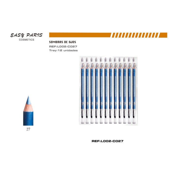L002-C27 : LAPIZ CON SACAPUNTA+DIFUMINADOR 12/U 144