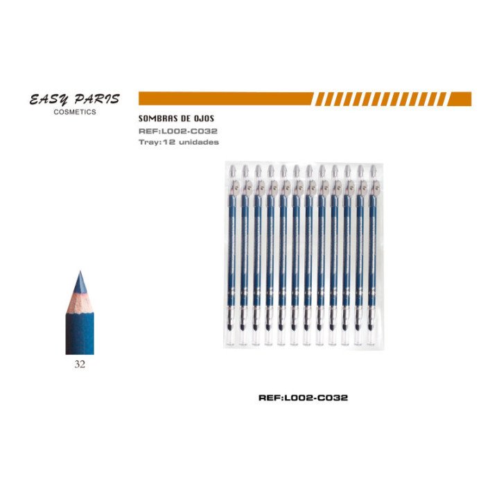 L002-C32 : LAPIZ CON SACAPUNTA+DIFUMINADOR 12/U 144