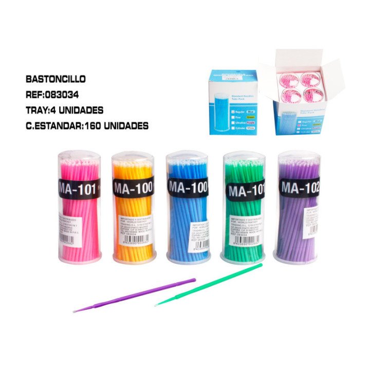 083034 : 100U BASTONCILLOS DE ALGODON USO ESTETICO