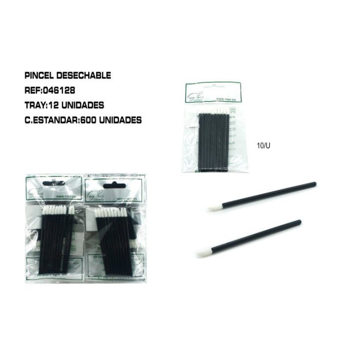 046128 : APLICADOR LABIAL DESECHABLE 12/U