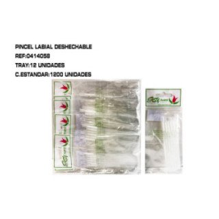 0414058 : 6 PINCEL DELINEADOR DESECHABLE 12/U 600/C