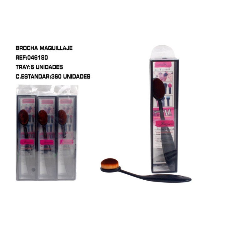 046180 : BROCHA BASE MAQUILLAJE 6/U