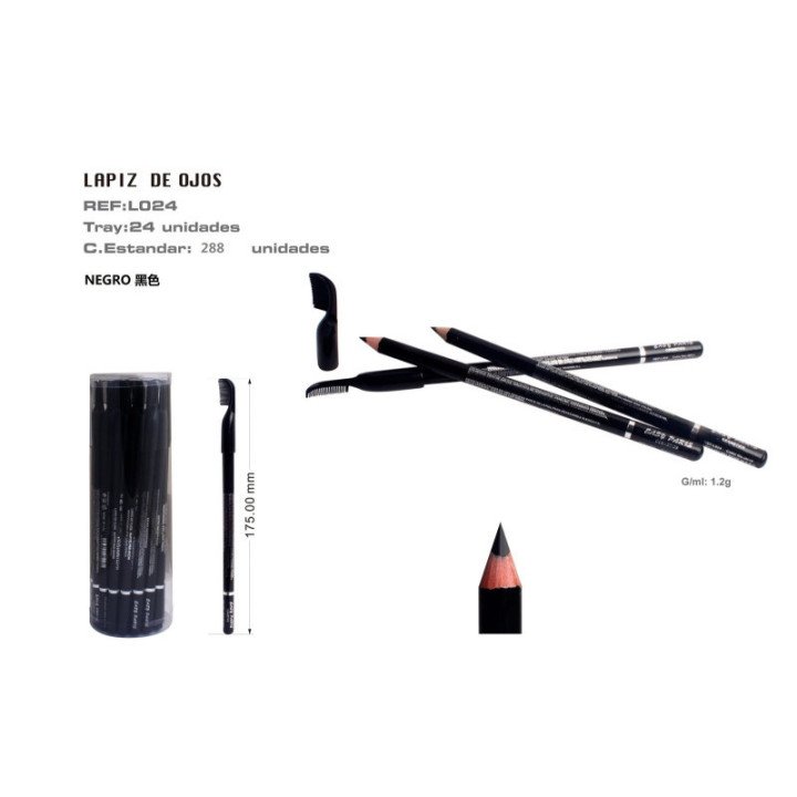 L024-01 : PERFILADOR DE OJOS C/PEINE 24/U 288/U