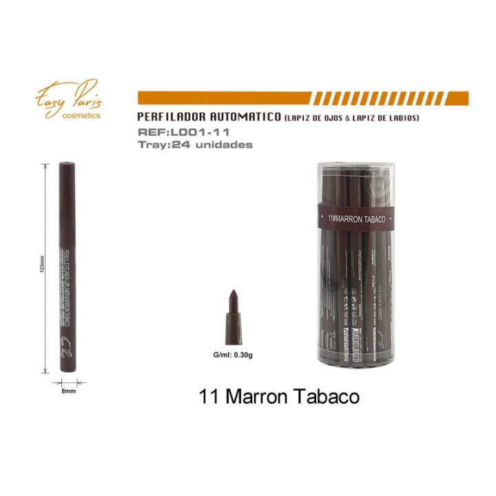 L001-11 : LAPIZ AUTOMATICOS MARRON TABACO 288/U
