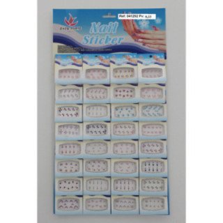 041292 : PEGATINAS DE UÑAS CON PIEDRAS 32/U