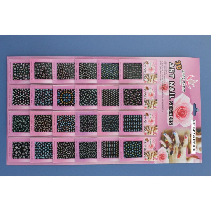 041126 : PEGATINA DE UÑAS 24/U