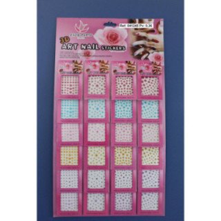 041245 : PEGATINAS DE UÑAS 24/U