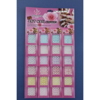 041247 : PEGATINAS DE UÑAS 24/U