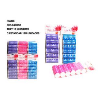 043052 : RULOS AGUA CALIENTE 2.5CM 12/U 120/C