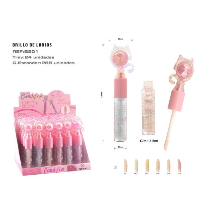 B201-01 : BRILLO DE LABIOS HIDRATANTE 288/C