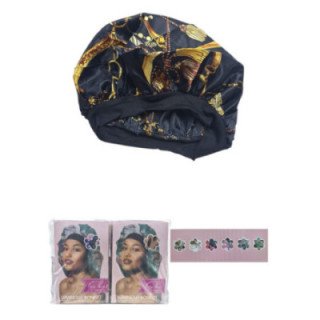 042196 : GORRO DE SATEN ESTAMPADO 300/C