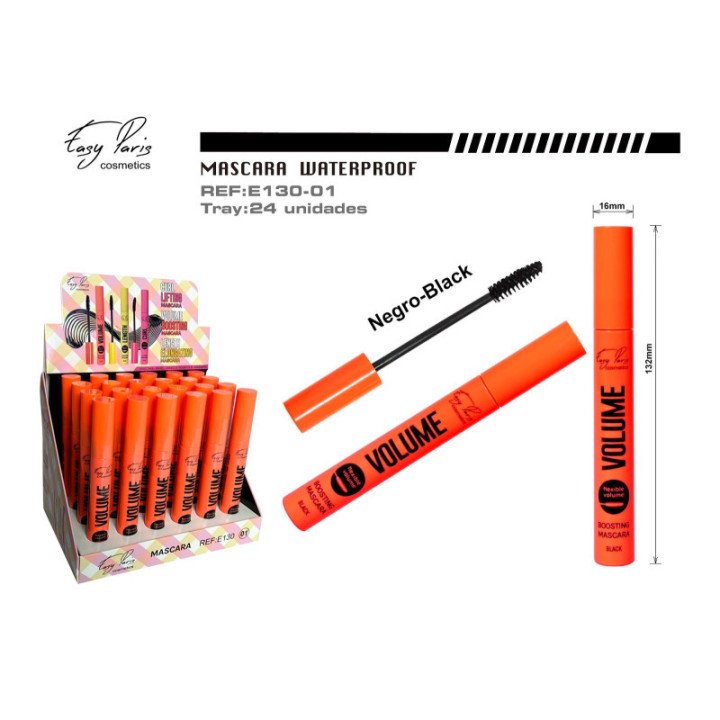 E130-01 : MASCARA FLEXIBLE VOLUME 24/U 288/U