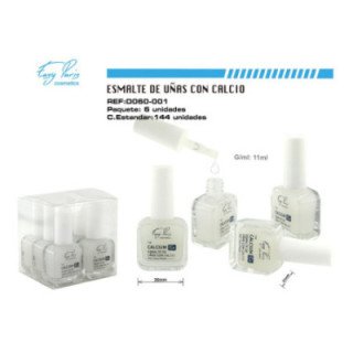 D060-001 : LACA DE UÑAS C/CALCIO 6/U 144/C