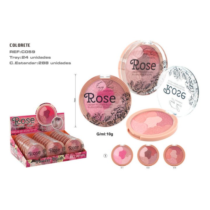 C059-01 : PALETA COLORETE FLOR 288/U