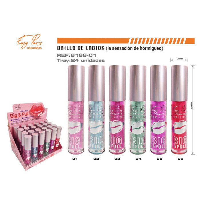 B166-01 : B.DE LABIOS EFECTO VOLUMEN 24/U 288/C