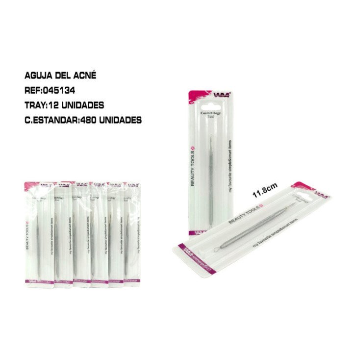 045134 : AGUJA PARA PUNTOS NEGR.ACERO 12/U 480/C